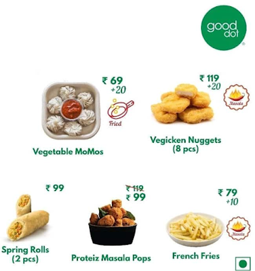 GoodDO - The Vegan Eatery menu 