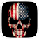 Amérique Skull Theme icon