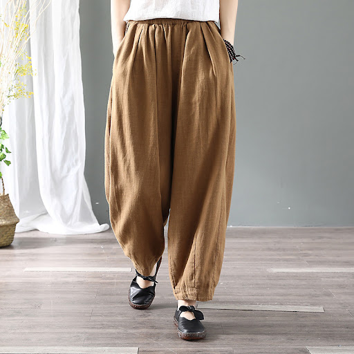 Title 5, Womens Loose Casual Plus Size Radish Pants for...
