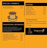 Vanakkam menu 3