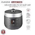 Nồi Cơm Điện Tử Áp Suất Kép Cuckoo 1.08L Crp - St0610Fg - Lòng Nồi Phủ Men Xwall Độc Quyền - Bảng Điều Khiển Thông Minh - Nhiều Chế Độ Nấu Ăn - Sản Xuất Tại Hàn - Hàng Chính Hãng Cuckoovina Quốc - Chính Hàng Cuckoovina