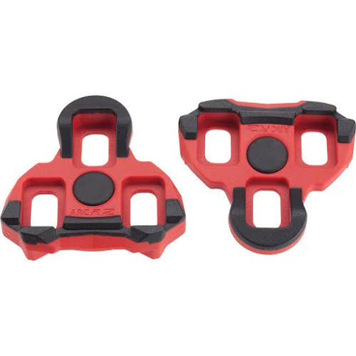 Exustar ARC R2 LOOK Keo Cleats, 6 Degree Red