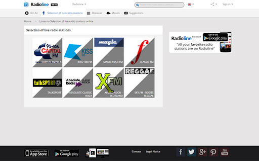 Radioline extension