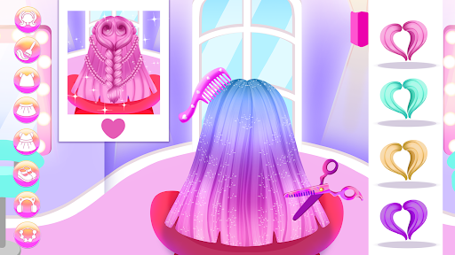 Screenshot Hair Salon and Dress Up Girl