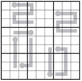 thermo sudoku with no given digits 