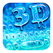3D Glass Water Keyboard  Icon