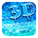 Clavier d&#39;eau en verre 3D icon