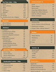 Bread Story menu 2