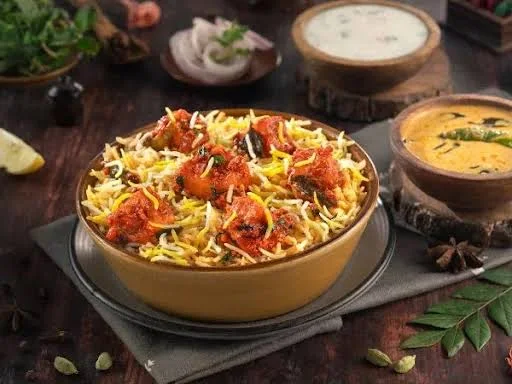 Paneer 65 Hyderabadi Biryani