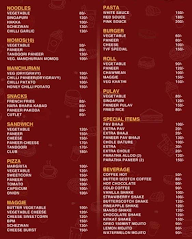 The Veg Factory menu 3