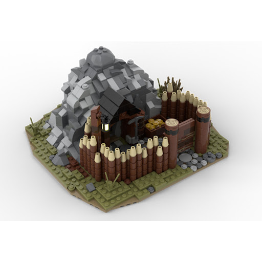 Title 2, Medieval Gold Castle Toy Assembled Model Build ...