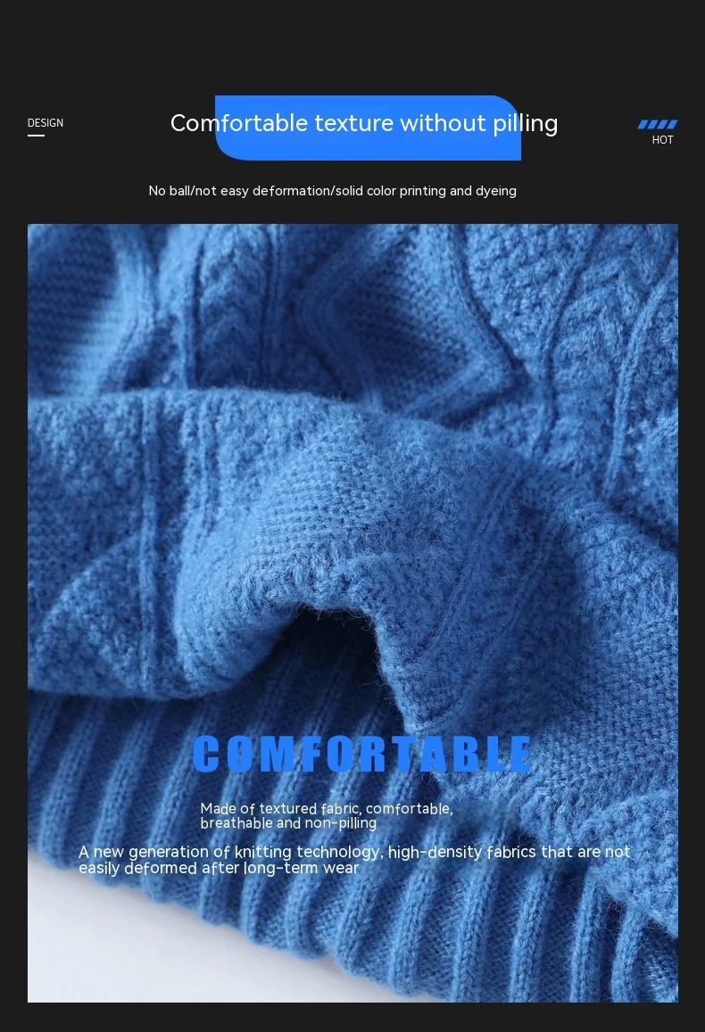 Title 9, Pull en tricot pour homme automne et hiver, cha...