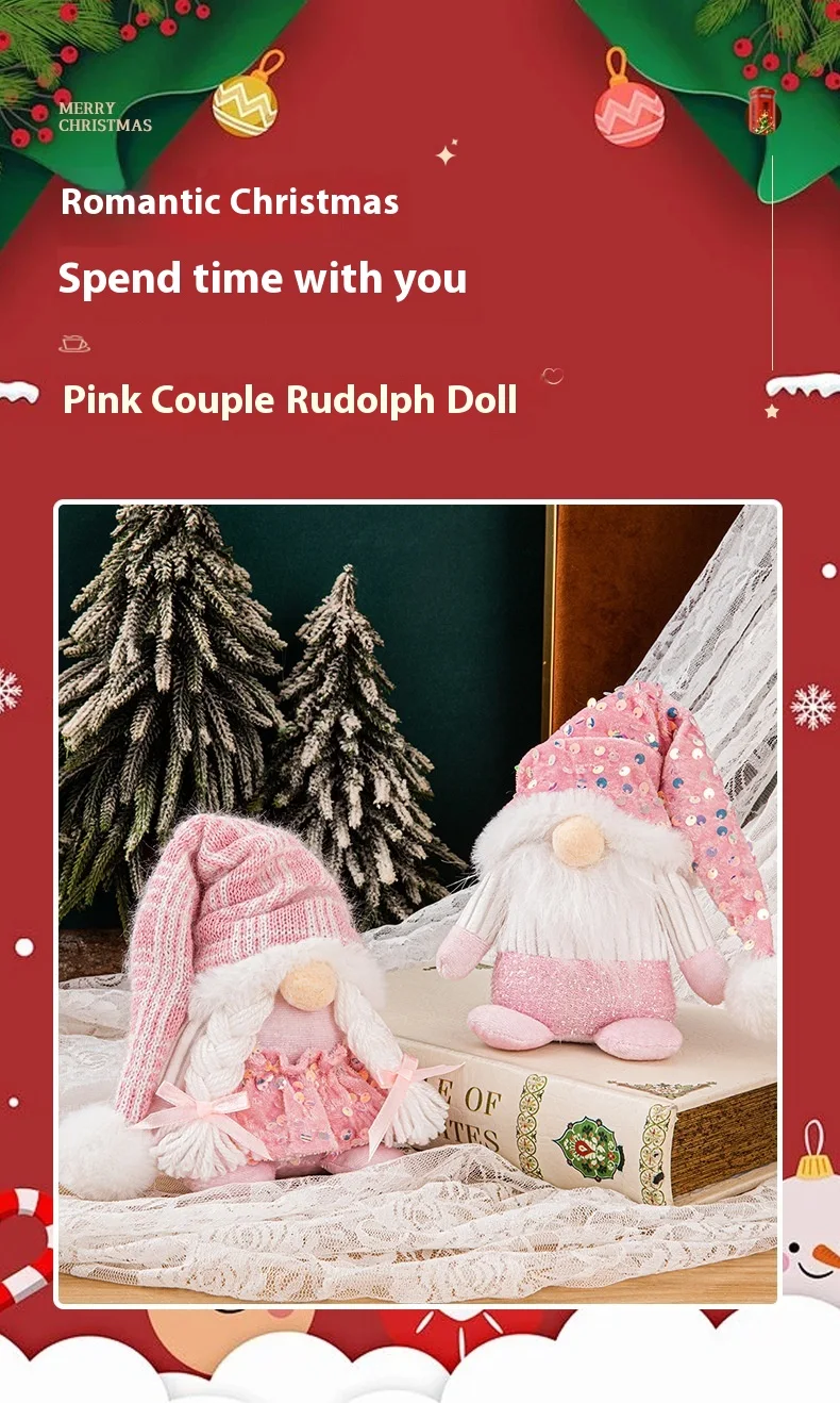 Title 1, Kerstdecoratie Sequin Paar Ornamenten. Vier de ...