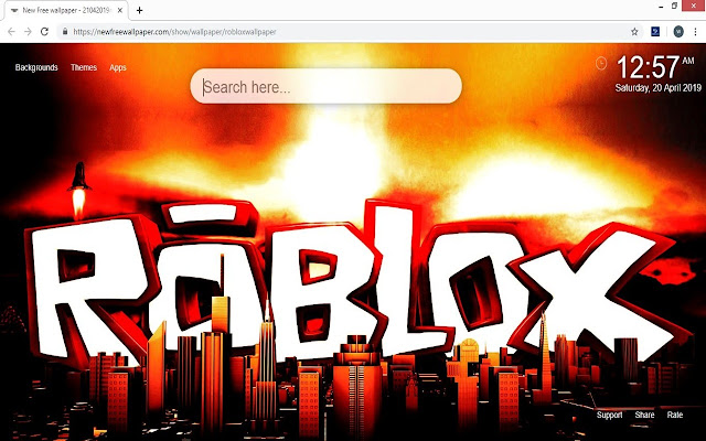 Roblox HD Wallpapers New Tab Themes