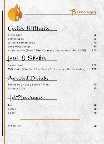 Sungrilla menu 