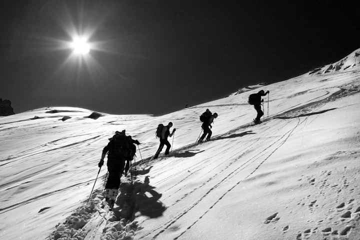 Verso la cima di Yanez