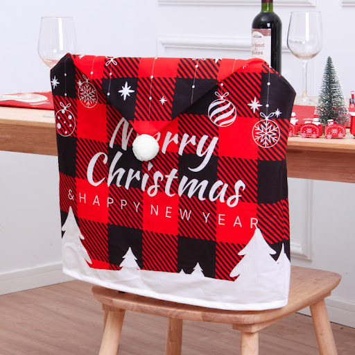 Title 1, Christmas chair cover for elderly with snowman,...