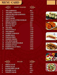 Arya Bhawan Restaurant menu 2