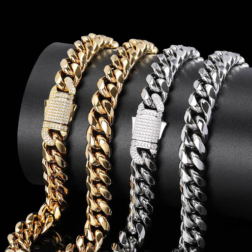 Title 8, European Hip Hop Titanium Steel Necklace Orname...
