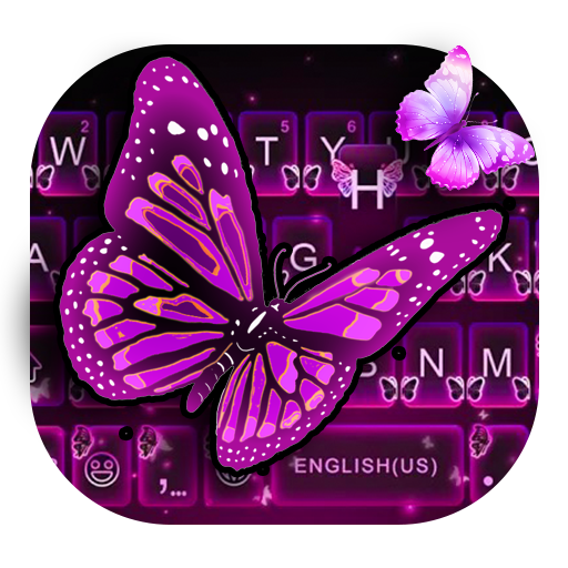 Flash Butterfly Keyboard Theme