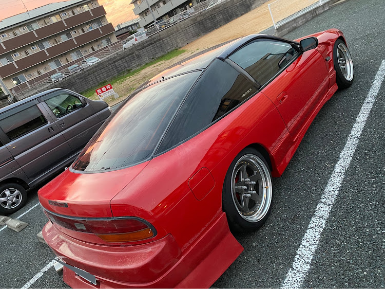 180SXのドライブ・DIY・かわいい相棒・繋がれお目目にドンっ！に関するカスタム事例の投稿画像2枚目