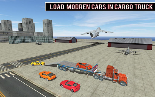 Modern Car Transporter Plane