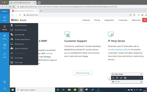 Zoho Assist - FREE Remote Support Tool