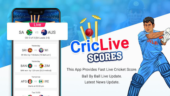Live Cricket Score & News 1.0 APK + Mod (Free purchase) for Android