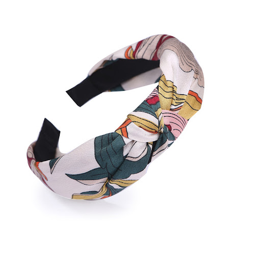 Title 4, Simple Wide-Sided Knotted Face Wash Headband. K...