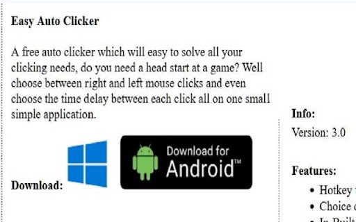 Easy Auto Clicker