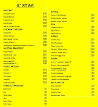 5 Star menu 1