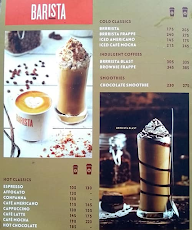 Barista Coffee menu 3