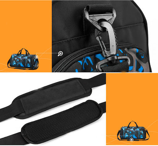 Title 10, Mens Fitness Sports Bag Spacious Compartment a...