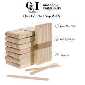 20 Que Gỗ Phết Sáp Wax Lông Bikini, Nách, Ria Mép