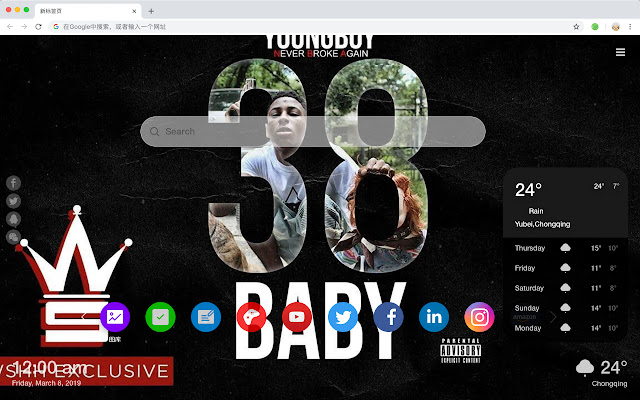 YoungBoy Never Broke Top Stars HD Themes