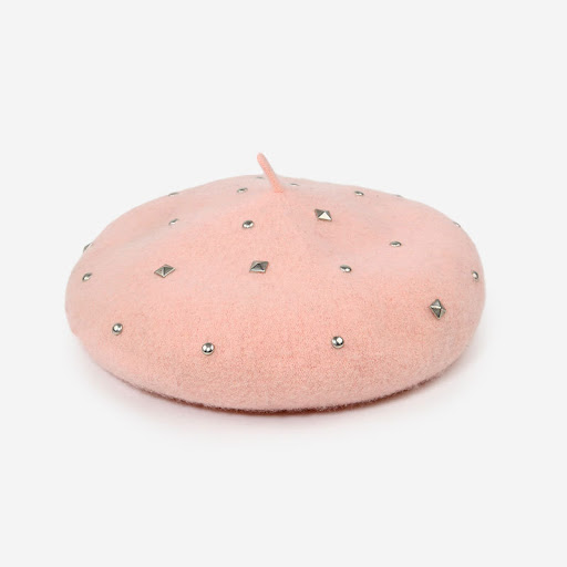 Title 3, Womens Wool Vintage Metallic Beret