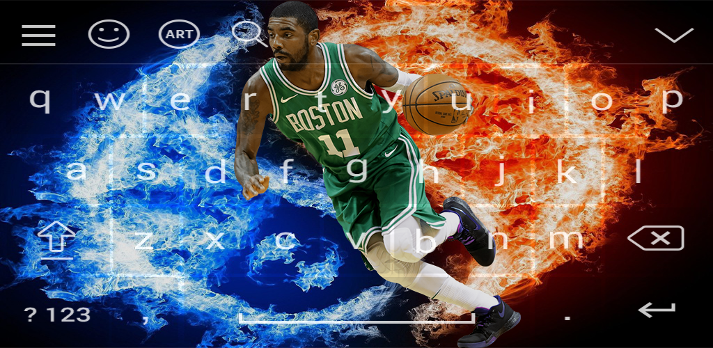 Keyboard For Kyrie Irving Boston Celtics 18 Apk最新バージョンをダウンロード Android用