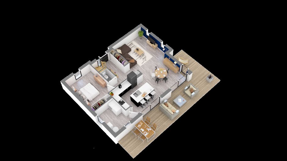Vente maison neuve 5 pièces 125.32 m² à Douchy-les-Mines (59282), 259 000 €