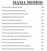 Mama Momos menu 1