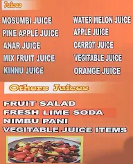 Sadhana Juice Corner menu 1