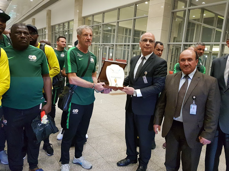 Bafana Bafana have safely arrived in Cairo, Egypt for the AFCON tournament.