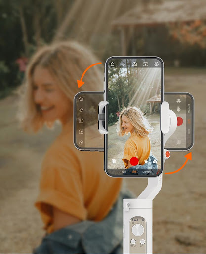 Title 8, Smart Anti-shake Selfie Stick Stabilizer Captur...