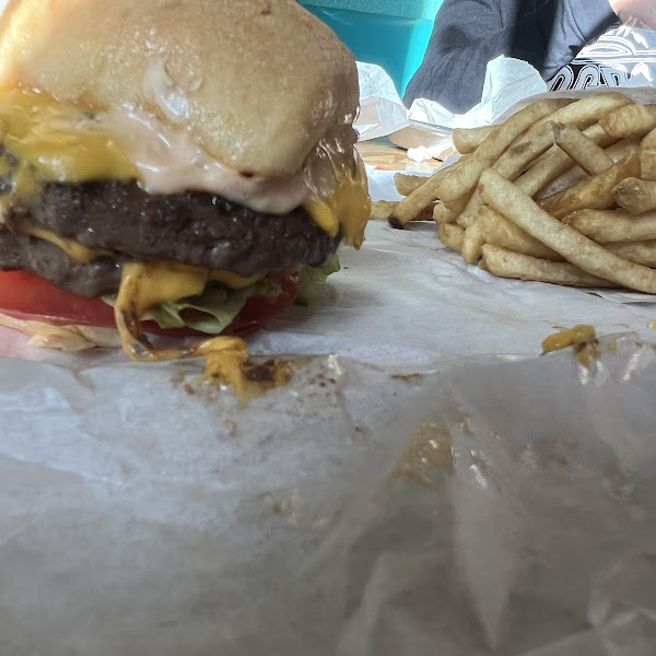 The Director on a GF bun and GF fries