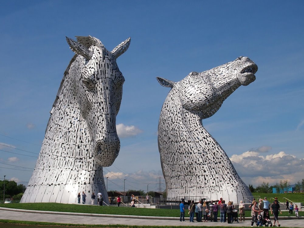 The Kelpies, o monumento aos espíritos da água