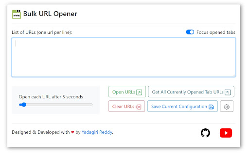 Bulk URL Opener