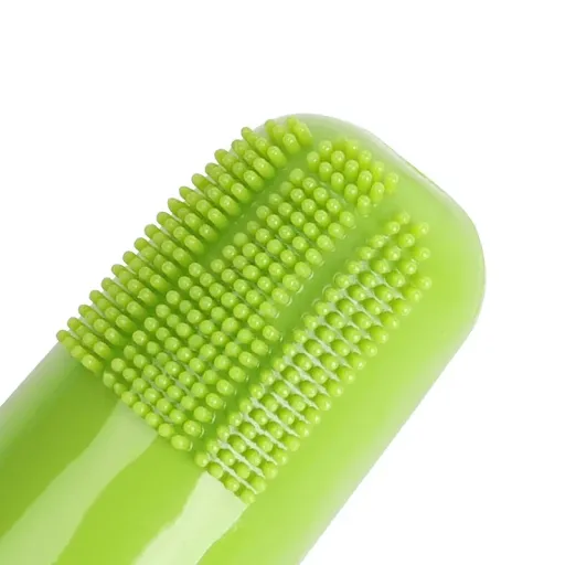 Pet Toothbrush Super Soft Pet Finger Toothbrush Dog Brush Bad Breath Tartar Teeth Care Tool Pet Cleaning Silicagel Suppl