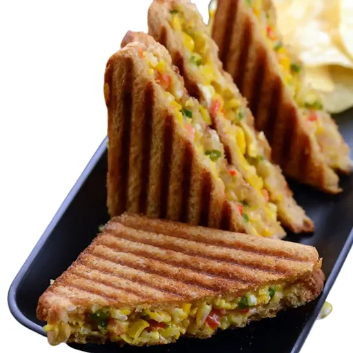 Corn & Pea Grill Sandwich