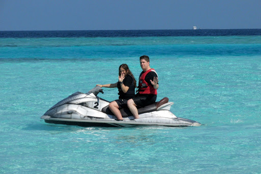 Jet Skiing in The Maldives 2014