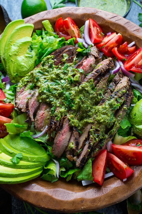 Chimichurri Steak Salad