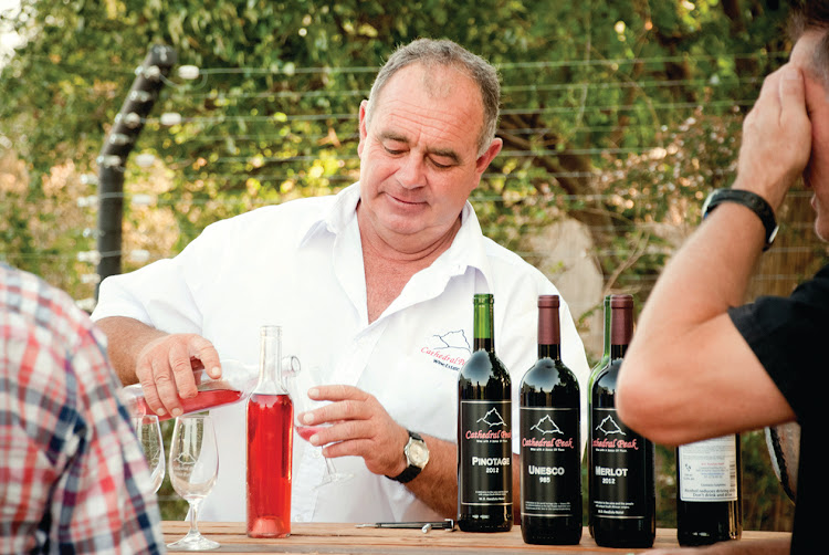 Cathedral Peak in KwaZulu-Natal has produced some award-winning wines.